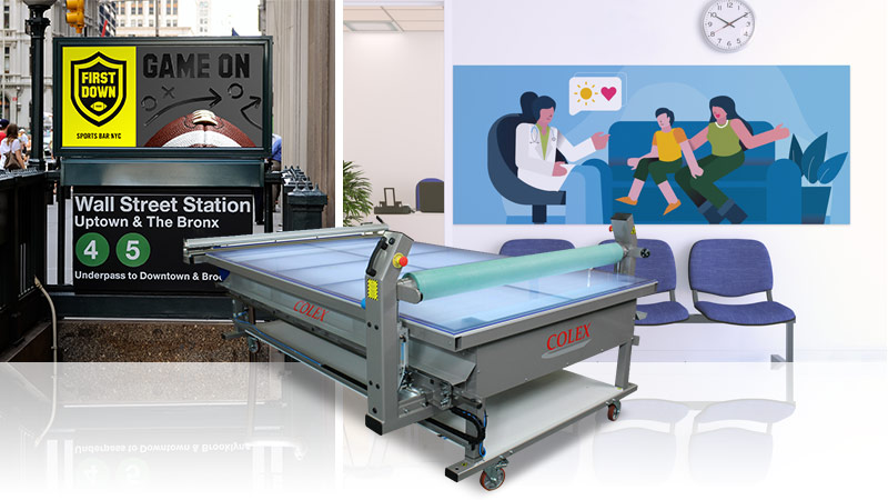 Colex® Bubble-Free Pro Applicator Table