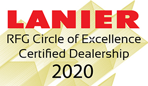 Lanier RFG Circle of Excellence Certified Dealership 2018 Badge