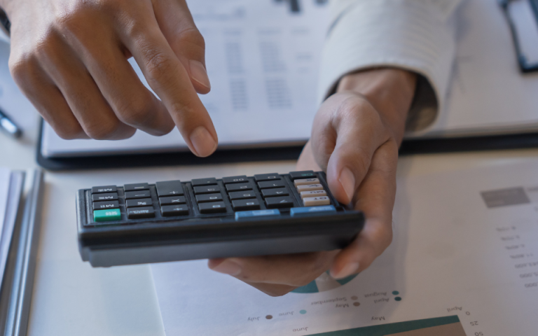 using a calculator