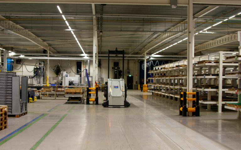 Large warehouse interior