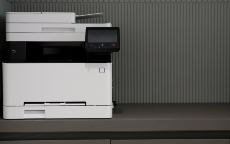 printer on desk