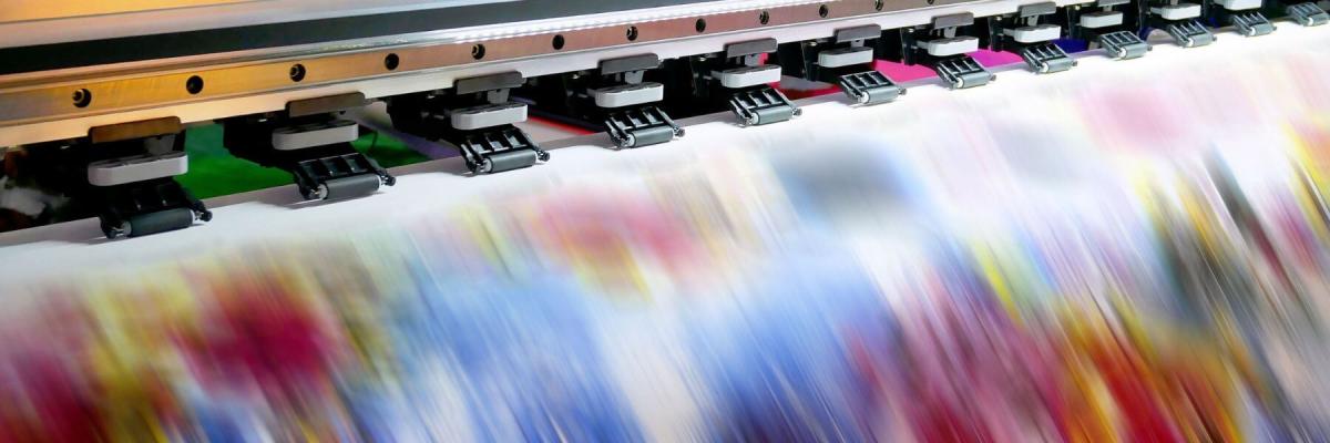 ink on printed materials